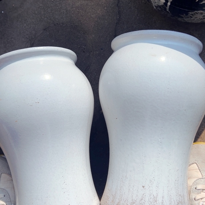 紫砂花盆高28口15一对