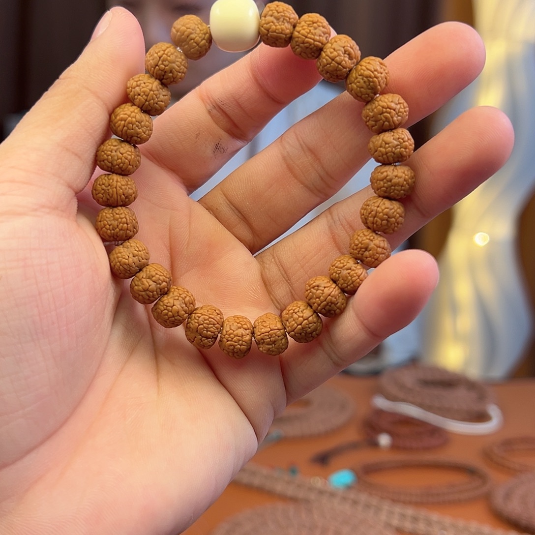 猫***生吊坠金刚菩提10mm 小金刚龙鳞单圈