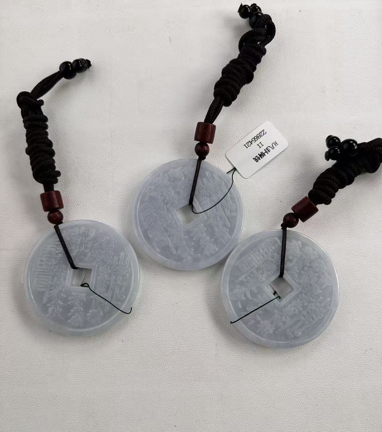 天然缅甸A货翡翠（山鬼花钱）多样性发其一