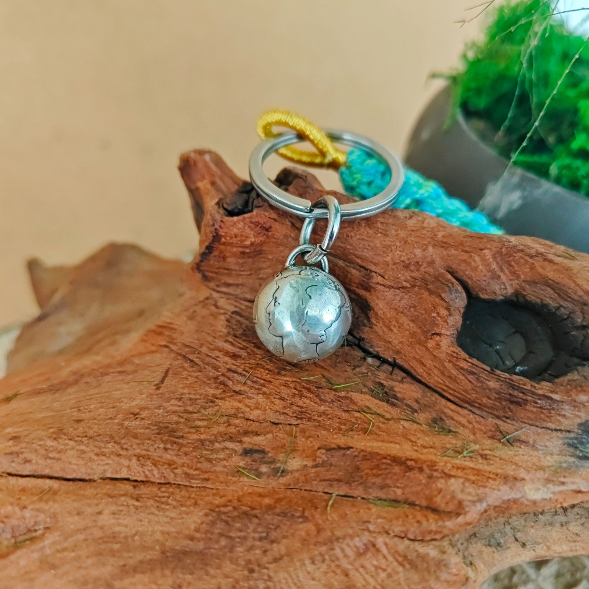 美国10美分小飞侠银币铃铛挂件