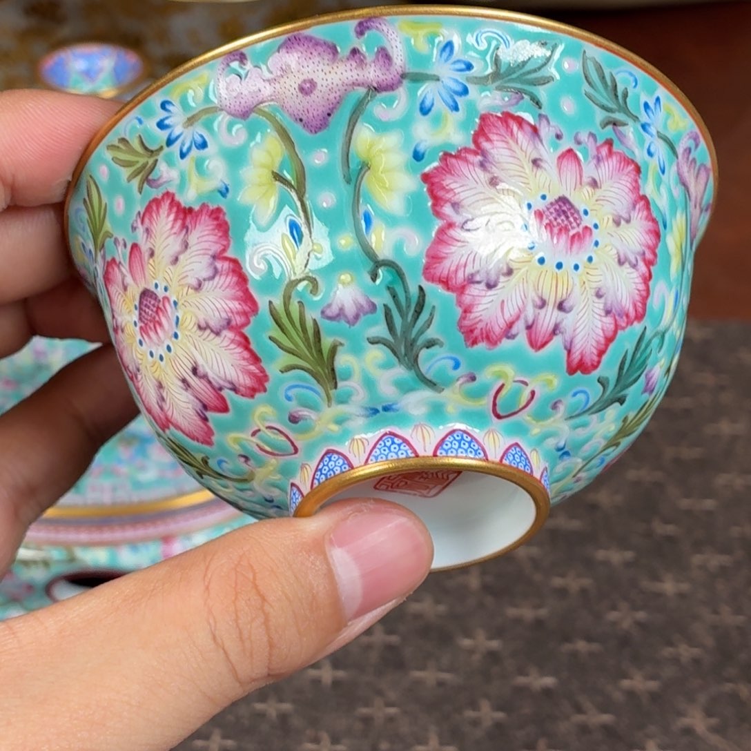 杯子瓷瓷姑娘景德镇陶瓷艺术