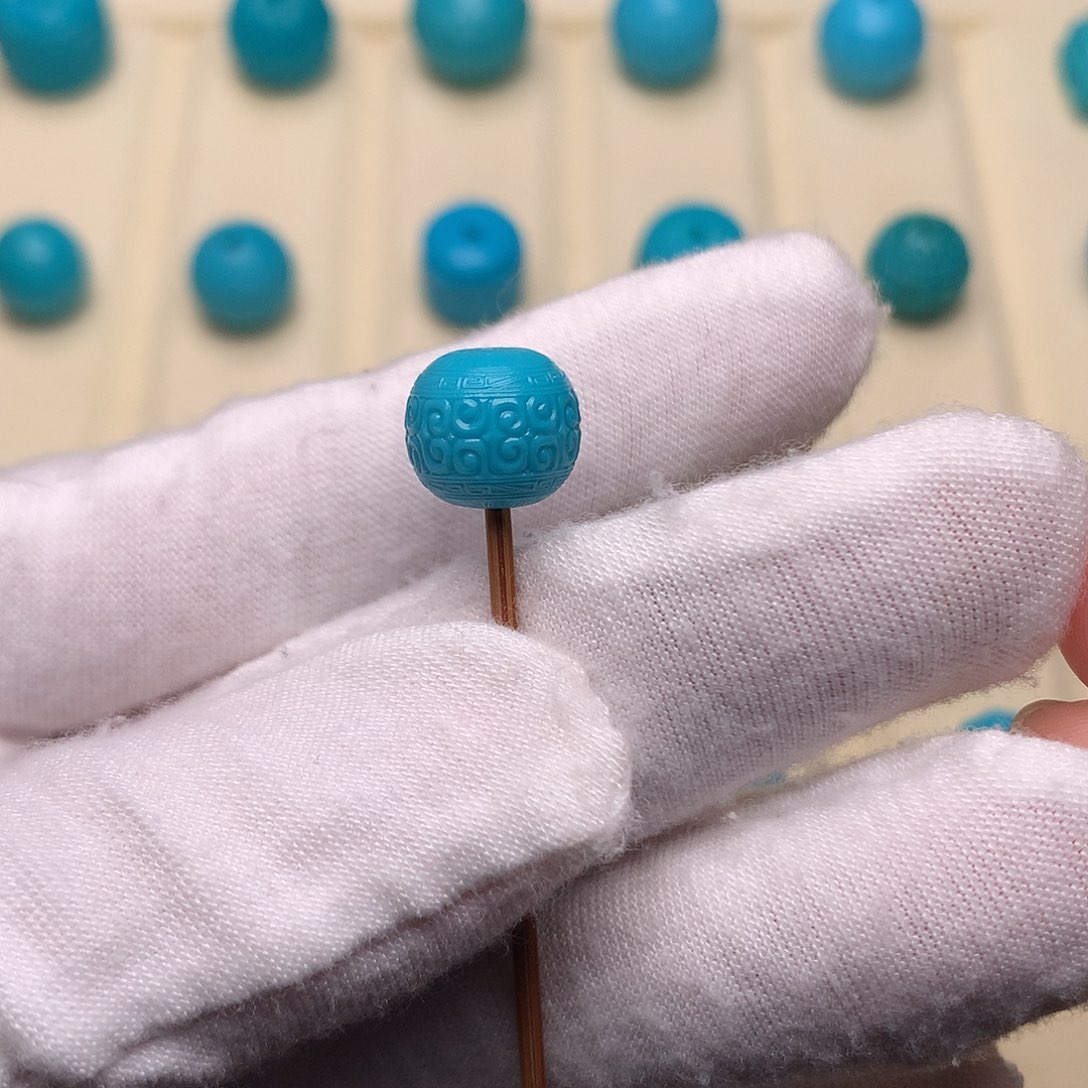 绿松石未镶嵌绿松石回纹10.4