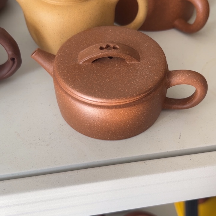 茶案紫砂150cc小汉瓦五彩段