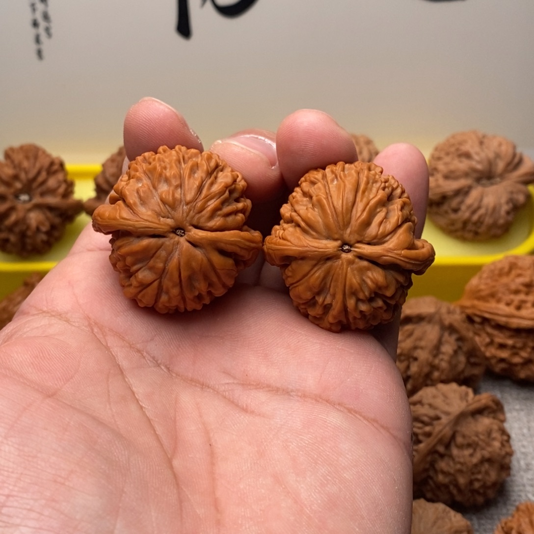 垚****吊坠文玩核桃莲花36