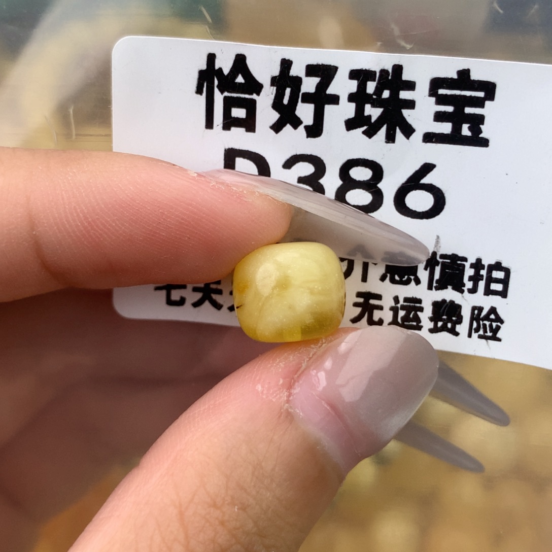未镶嵌琥珀珠宝奇石11.3.×9.7植物