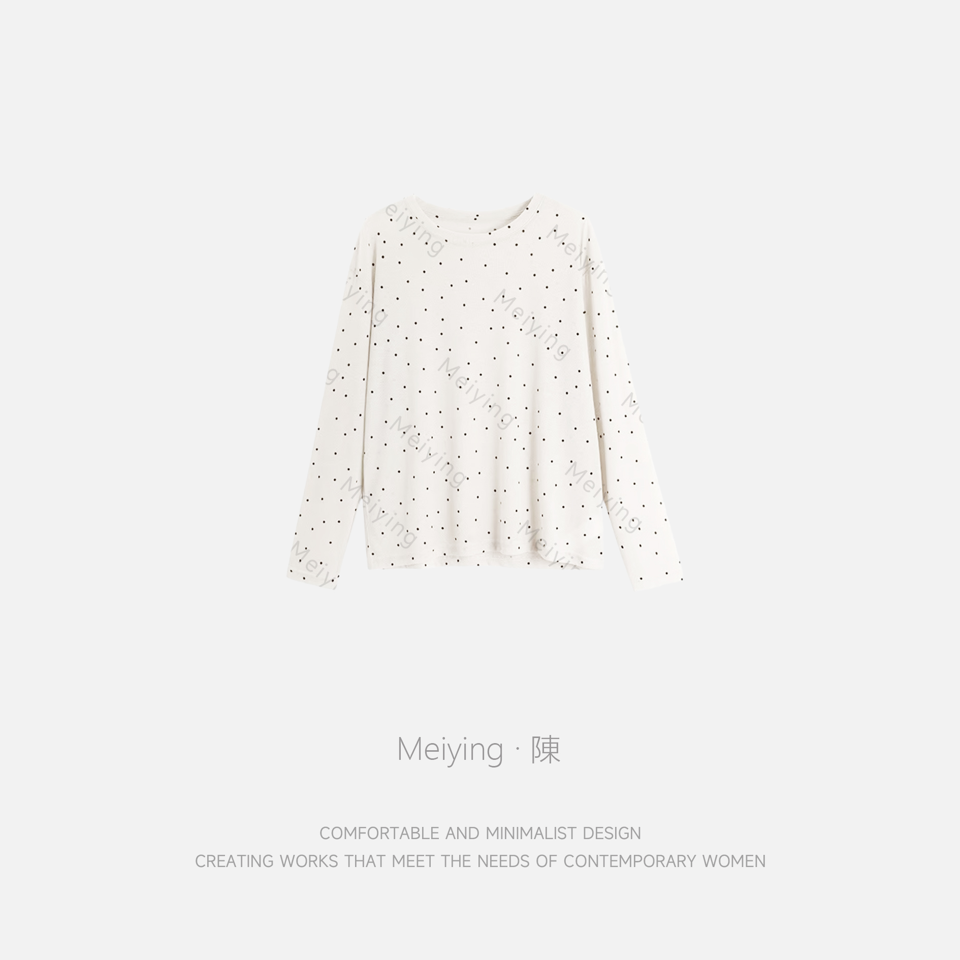 Meiying-点点汇聚美丽灵动个性艺术T恤YA5QT089