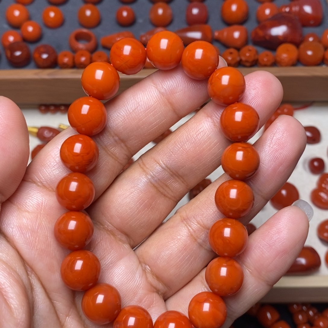 南红玛瑙配饰未镶嵌卡10.9