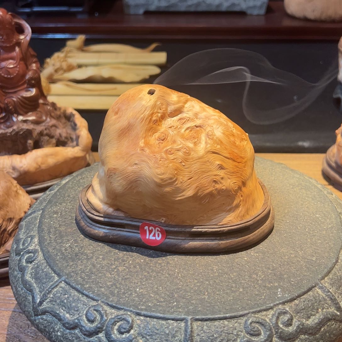 荔枝木十**一荔枝木随形香炉