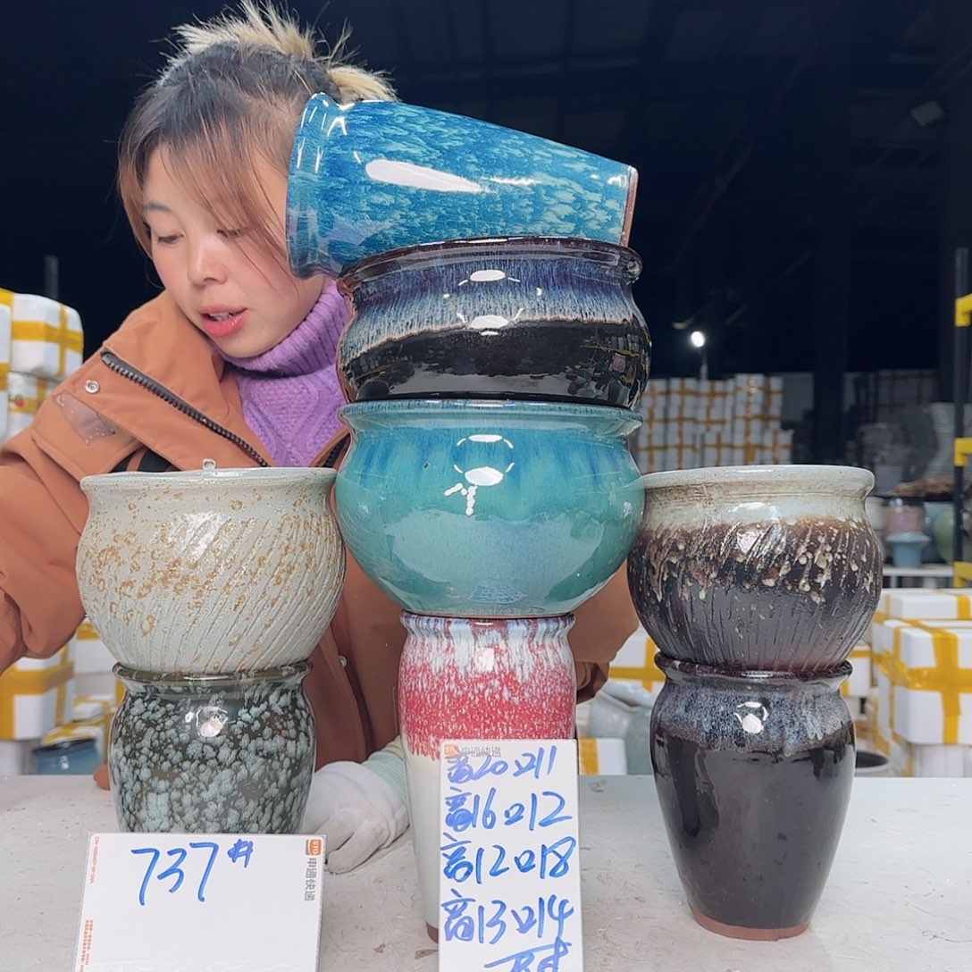 花盆紫砂云上花盆直播1218-737