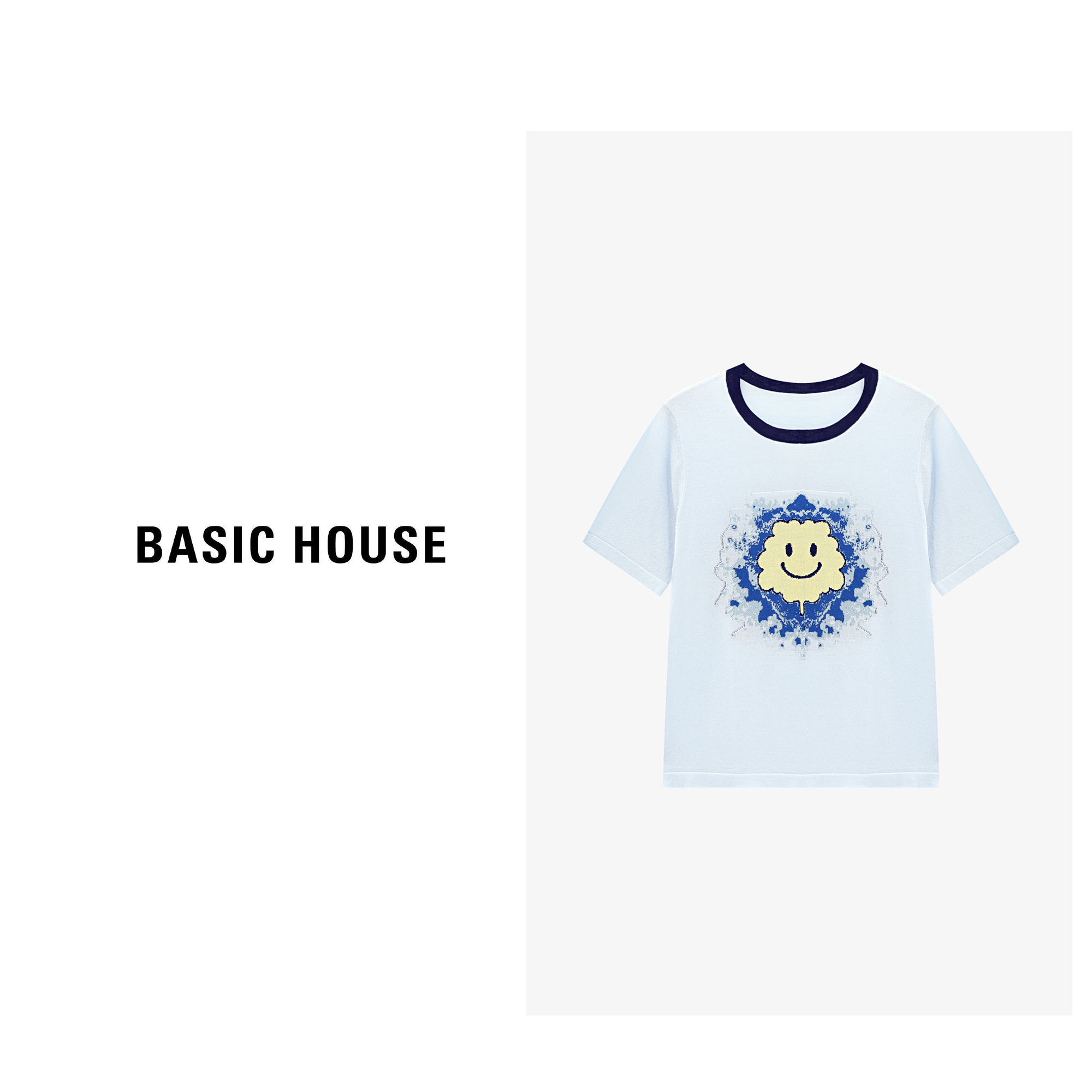 Basic House/百家好时尚休闲夏季宽松针织衫B0625B5CKW2