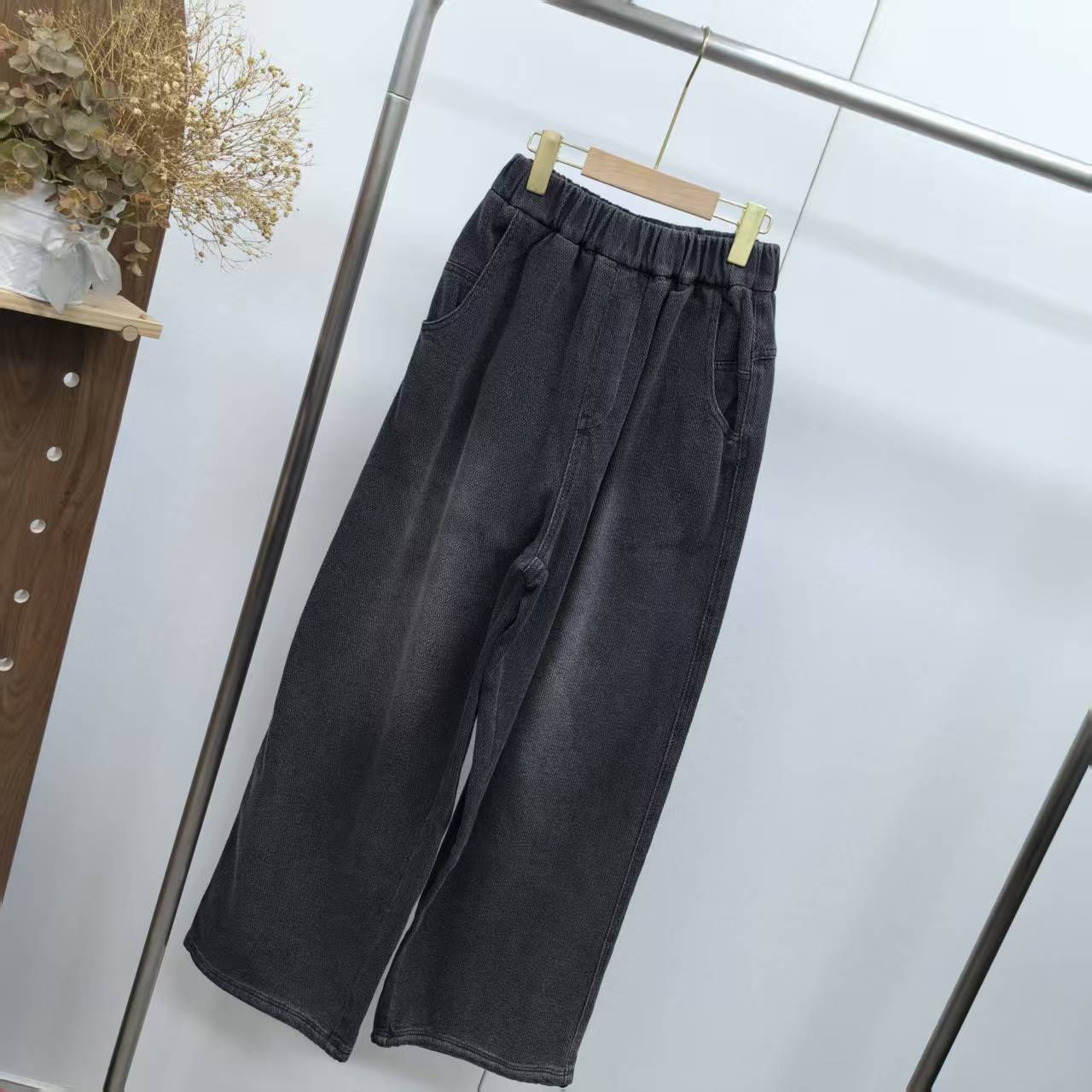 【2661】黑色牛仔裤