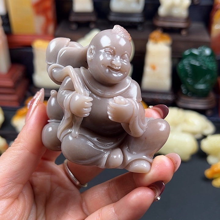 寿山石用****4老性芙蓉石