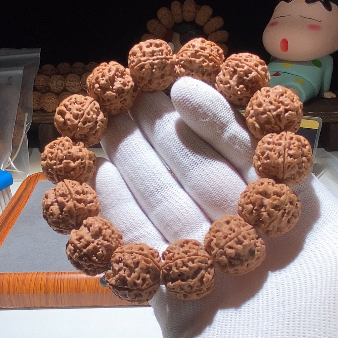 金刚菩提吊坠矮桩蜂窝双龙22mm