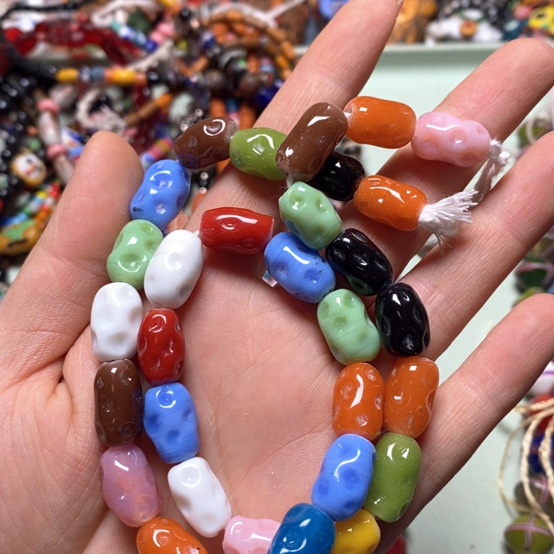 琉璃颈饰印度尼西亚土豆链子