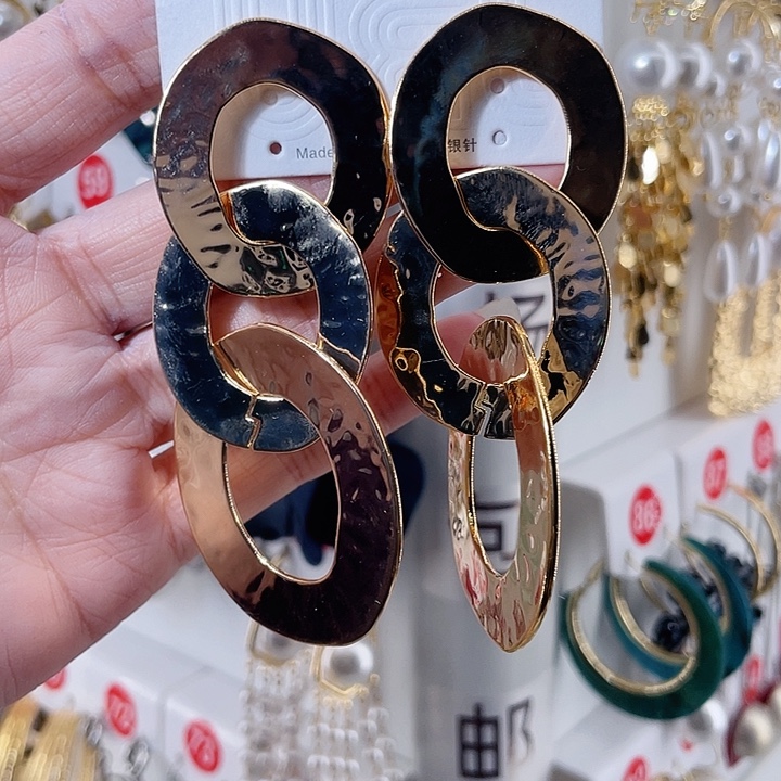 仿珍珠铁合金合金饰品耳饰23