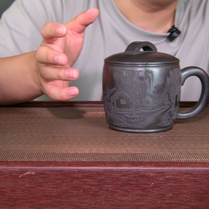 茶杯紫砂高货放漏