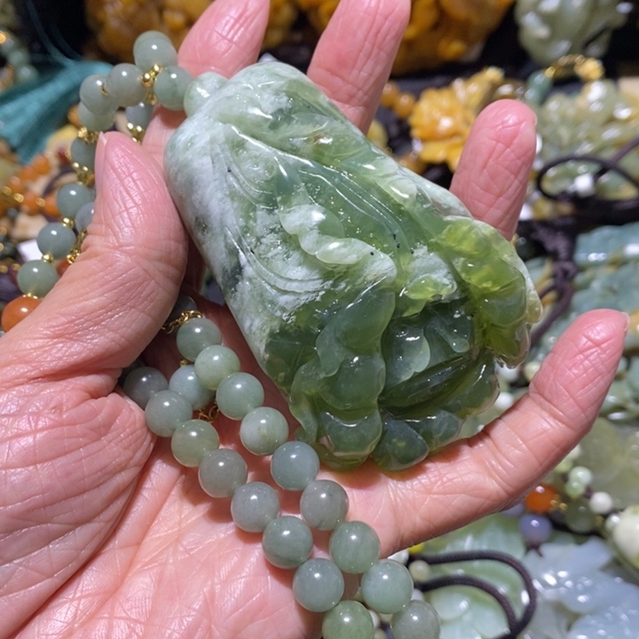 岫玉岫玉吊坠未镶嵌