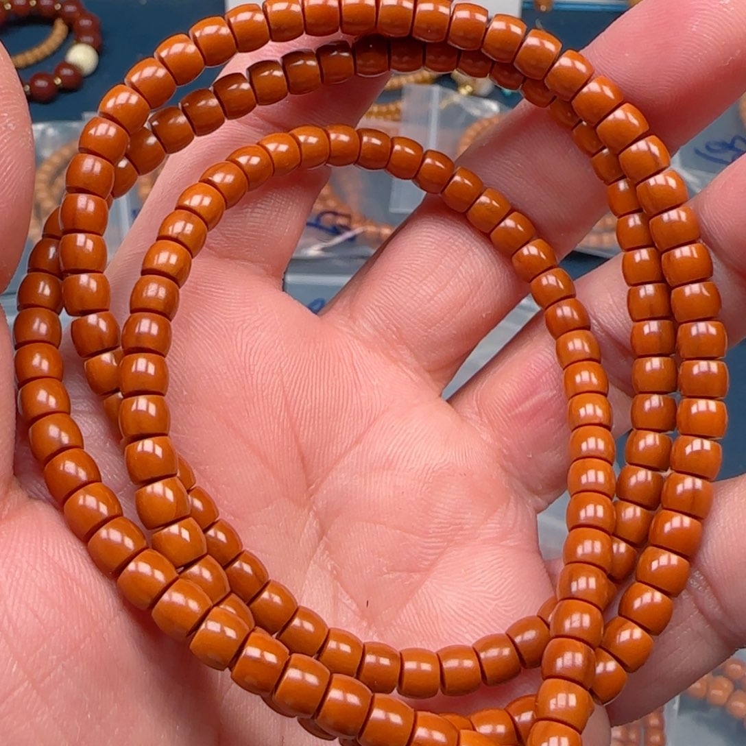 手串橄榄核老挝S+级核尖极限弧尺寸5.6