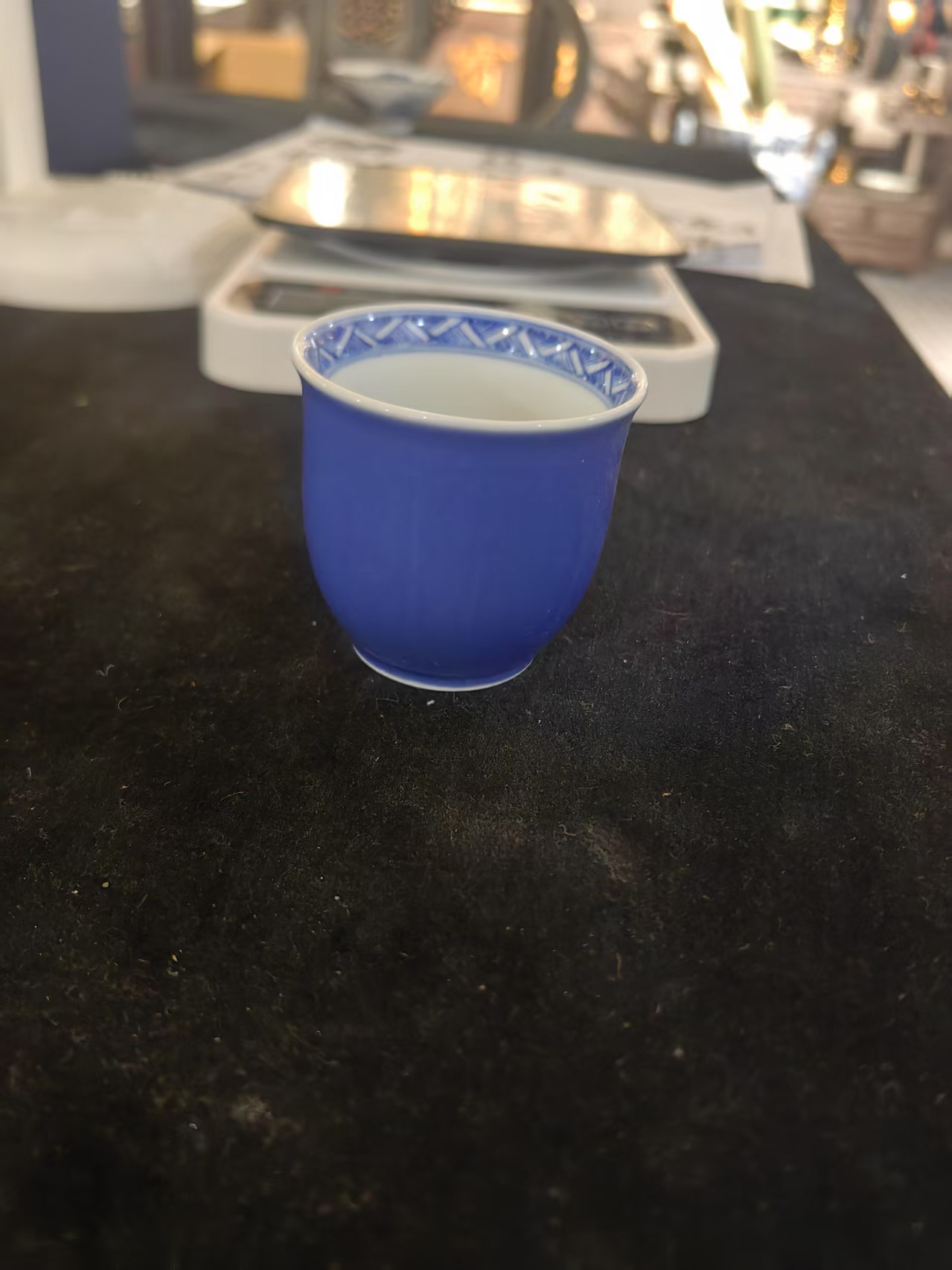 c017（代拍链接）青花斗笠杯