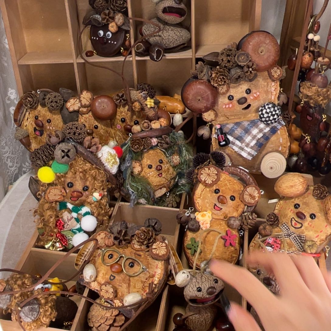 专拍6只挂件包挂车挂，，，发财礼物圣诞节跨年夜