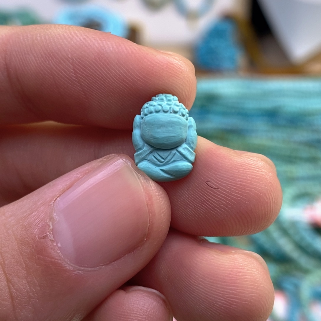 绿松石未镶嵌配饰