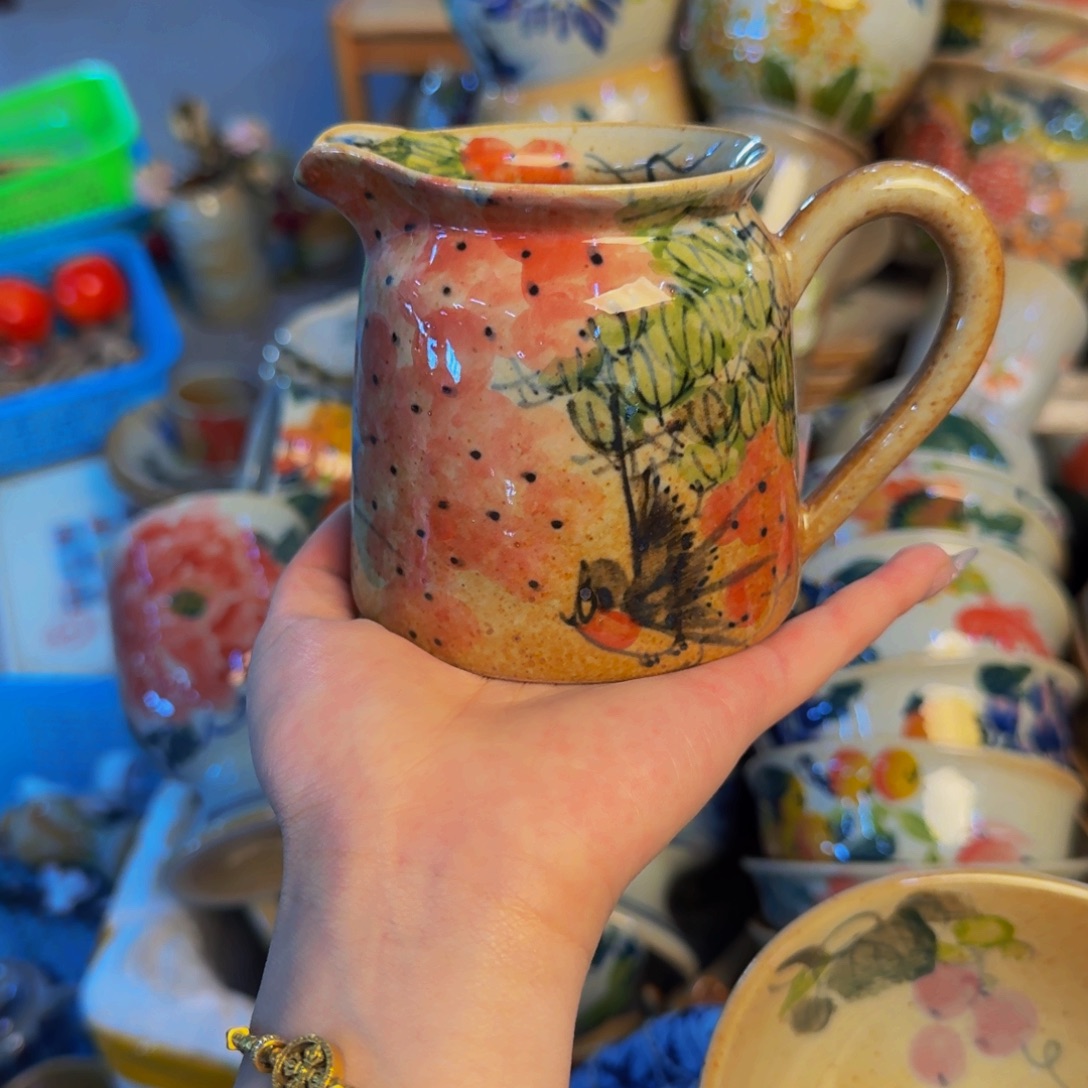 指***5瓷片景德镇陶瓷手工手绘