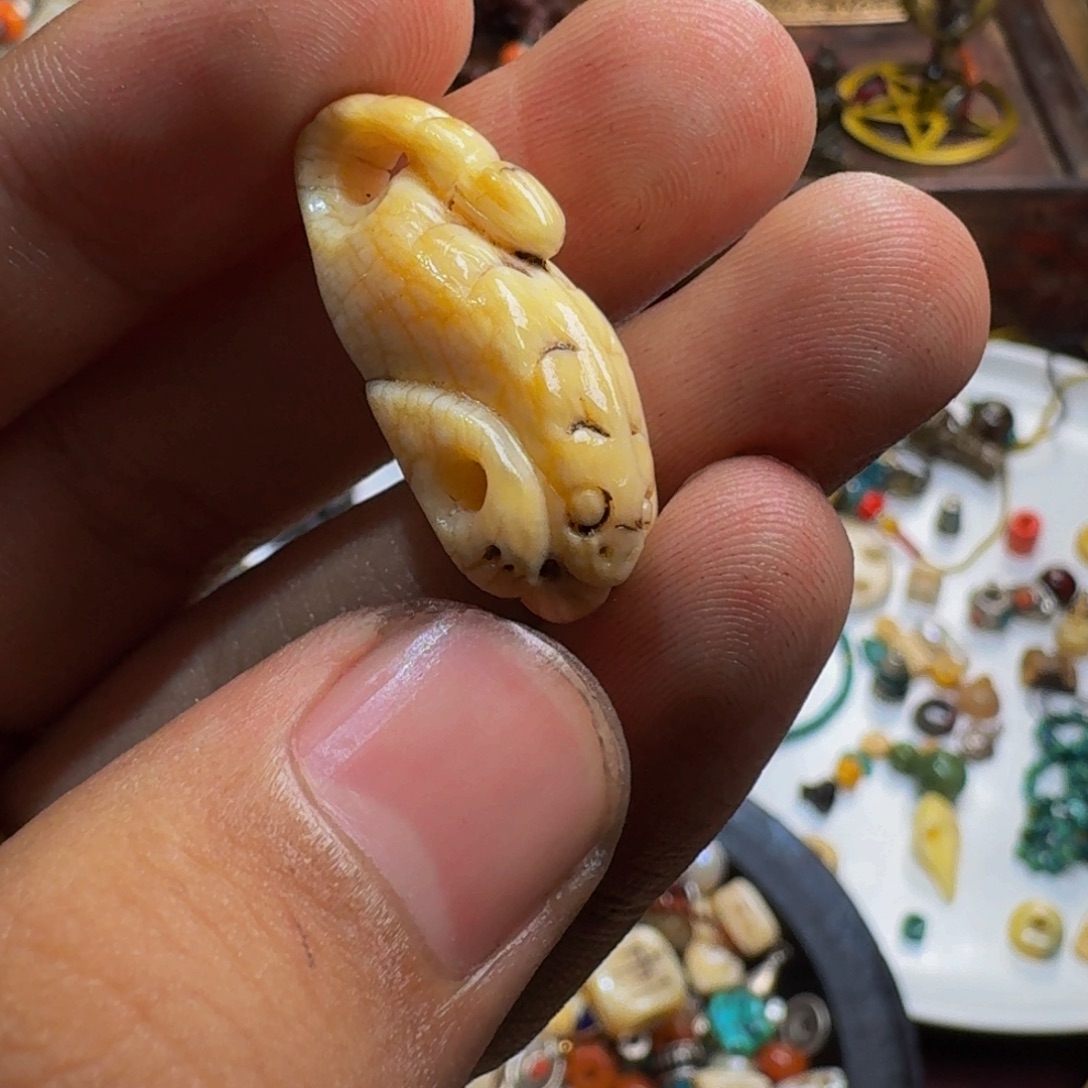 颈饰玻璃藏传琉璃小元素