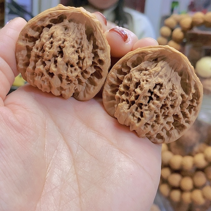 【闪购商品】文玩核桃把件44蛇头