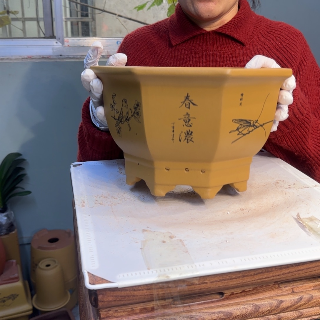 紫砂花盆紫砂口径27