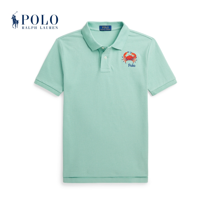 【礼盒包装】Ralph Lauren拉夫劳伦男童 刺绣棉质Polo衫323936134