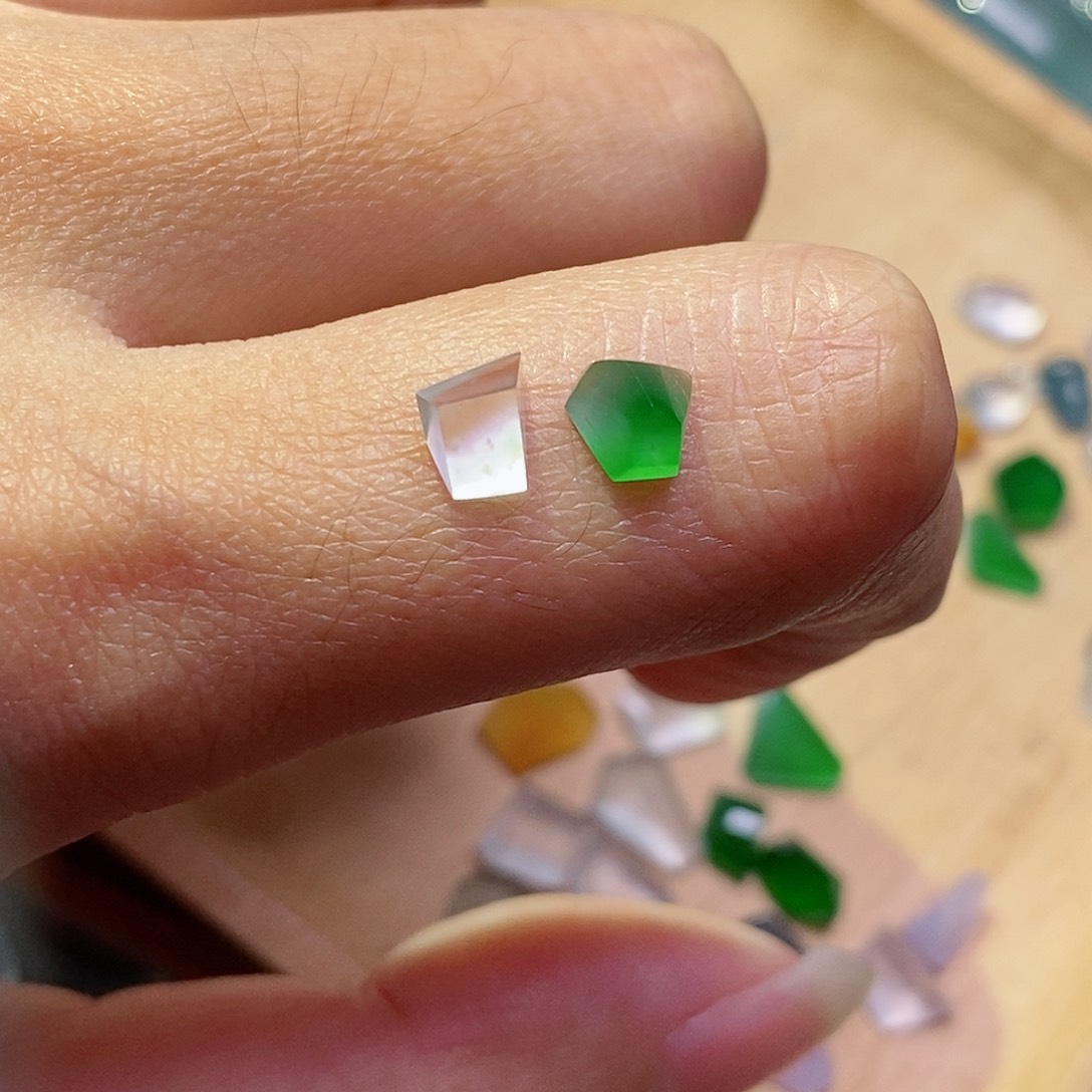 翡翠颈饰未镶嵌翡翠