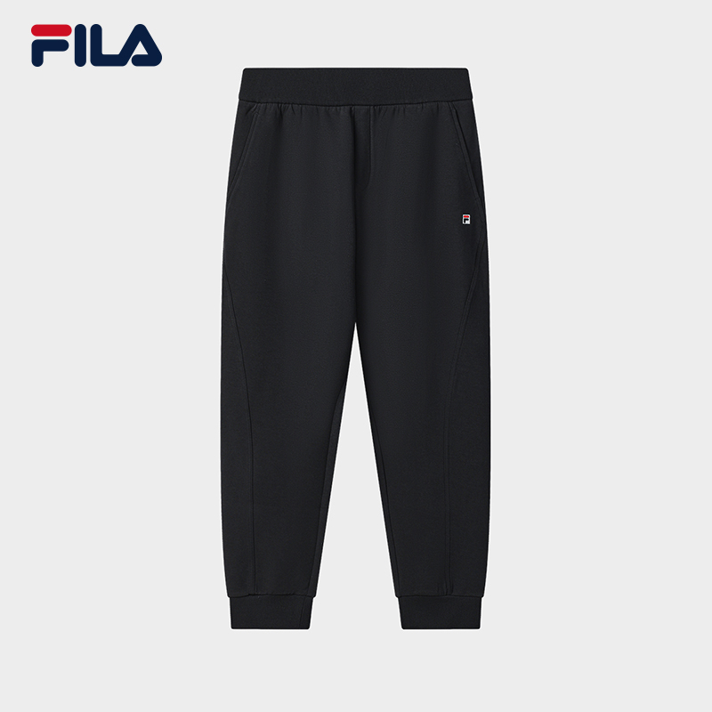 【经典百搭】FILA/斐乐男秋新款运动束脚裤休闲针织长裤F11M548606F