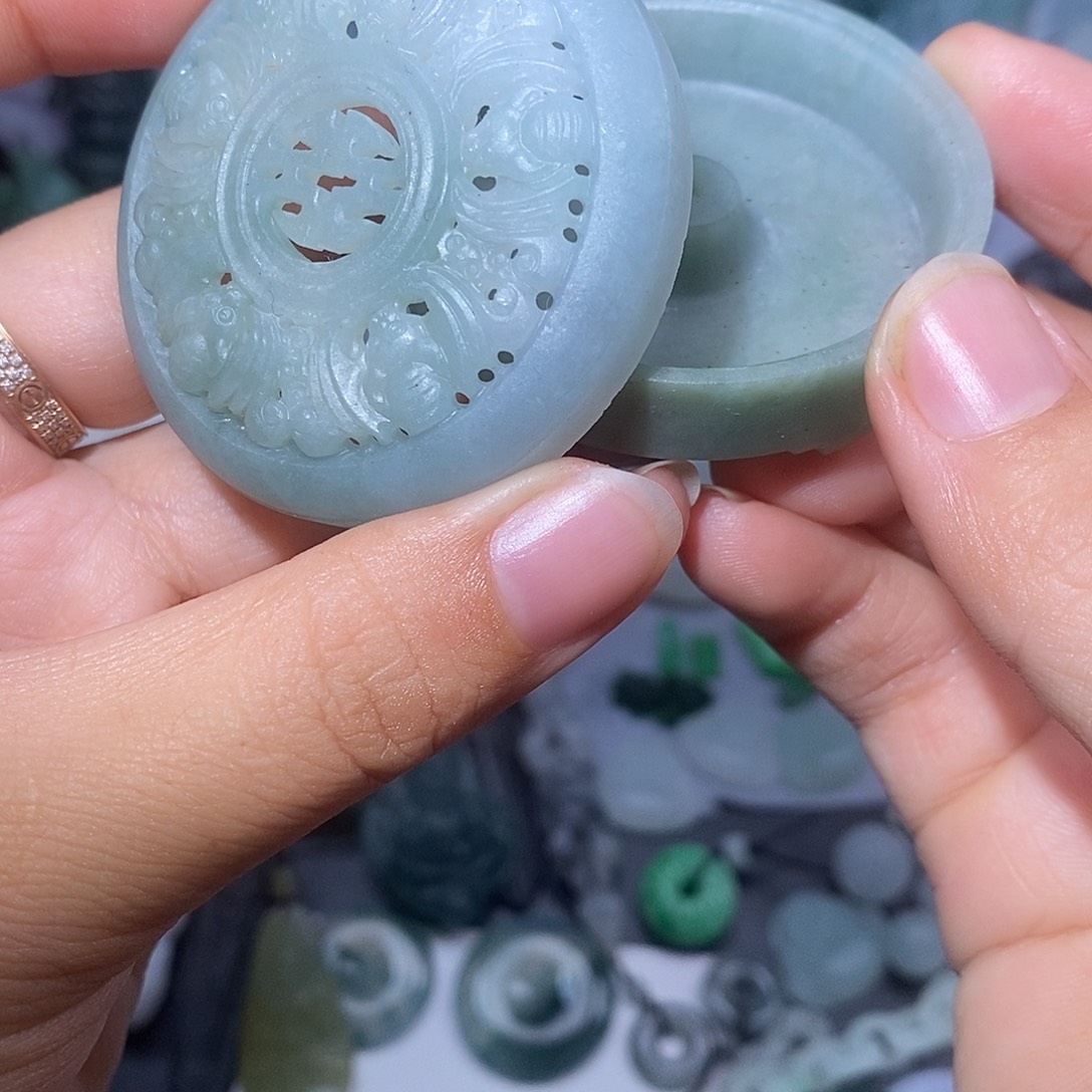 定制翡翠未镶嵌翡翠香茶