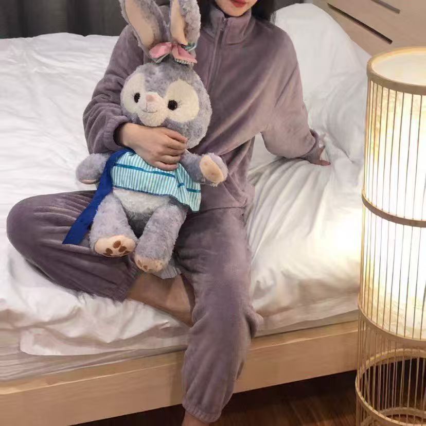 立领软糯家居服套装