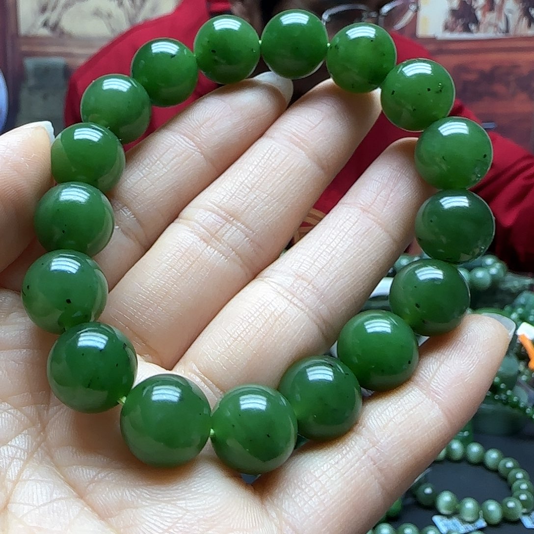 和田玉手串未镶嵌