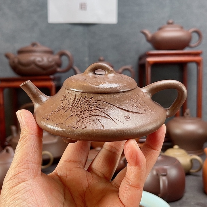 紫砂茶壶木*四号井底槽清