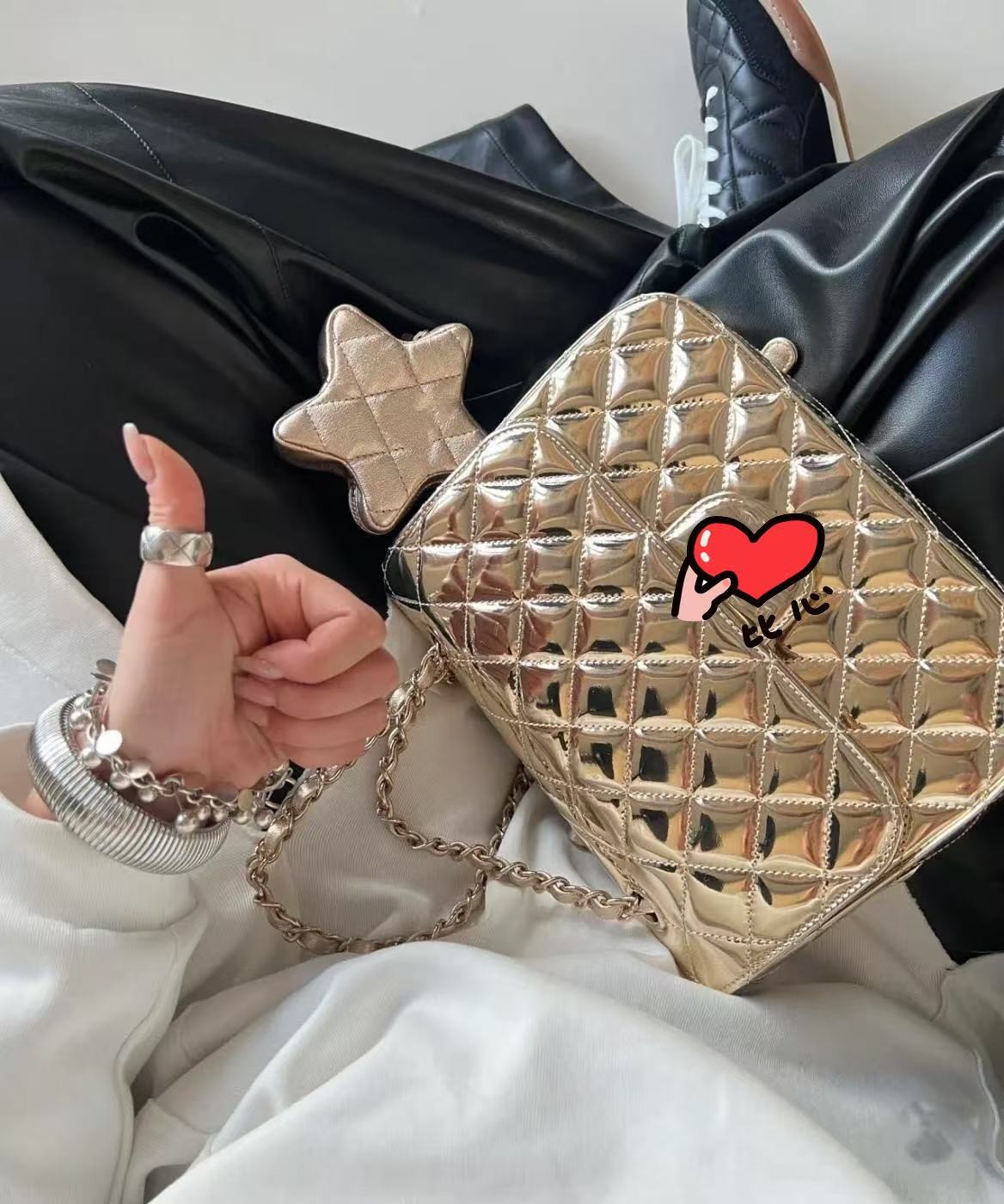 【BB代购级-德奢2号店】24C星星双肩包