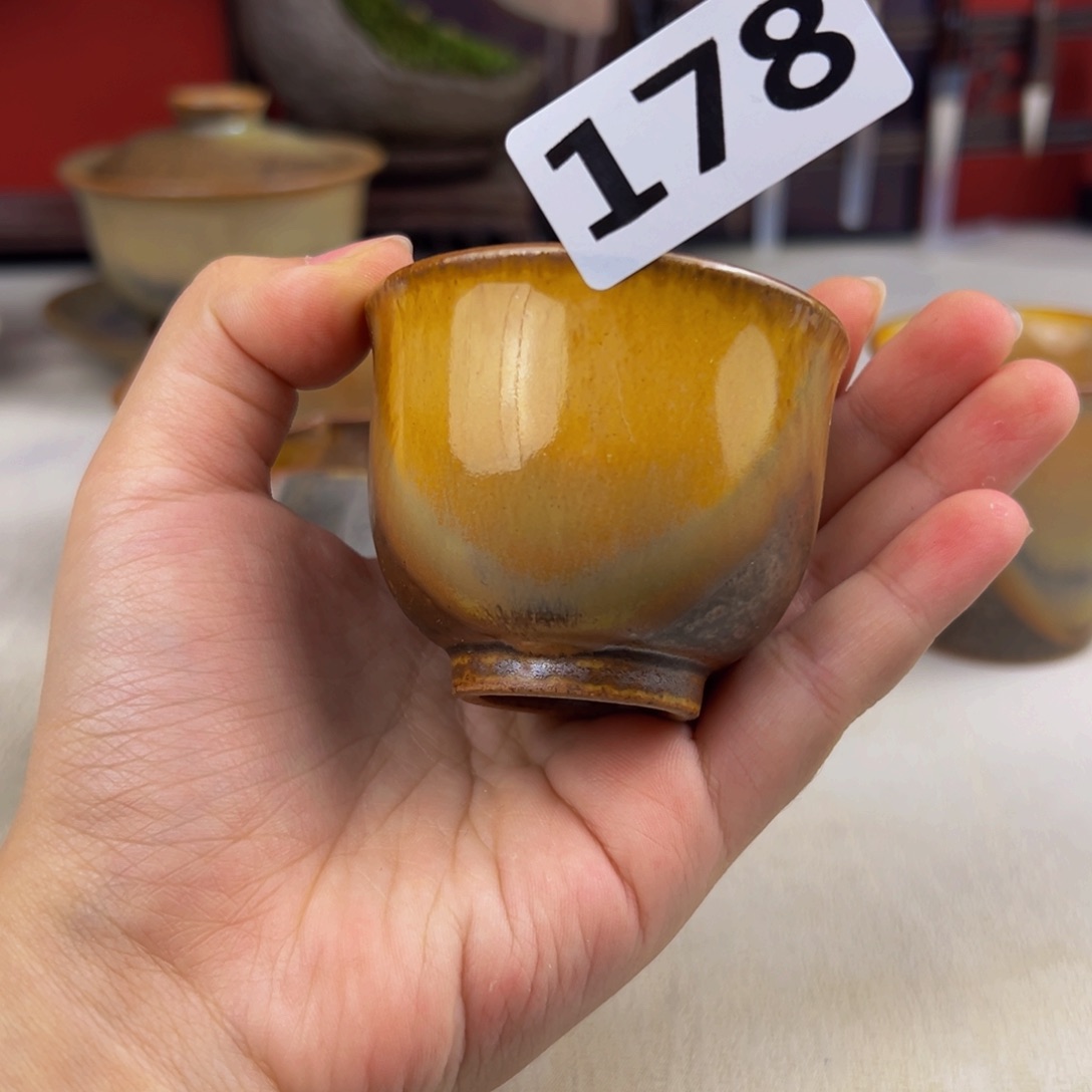 杯纯手工柴烧主人杯