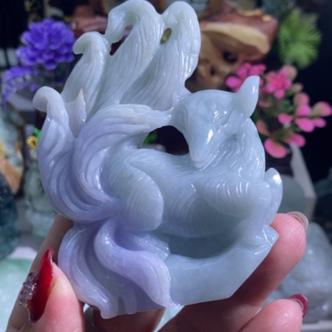 【闪购商品】颈饰未镶嵌翡翠九尾