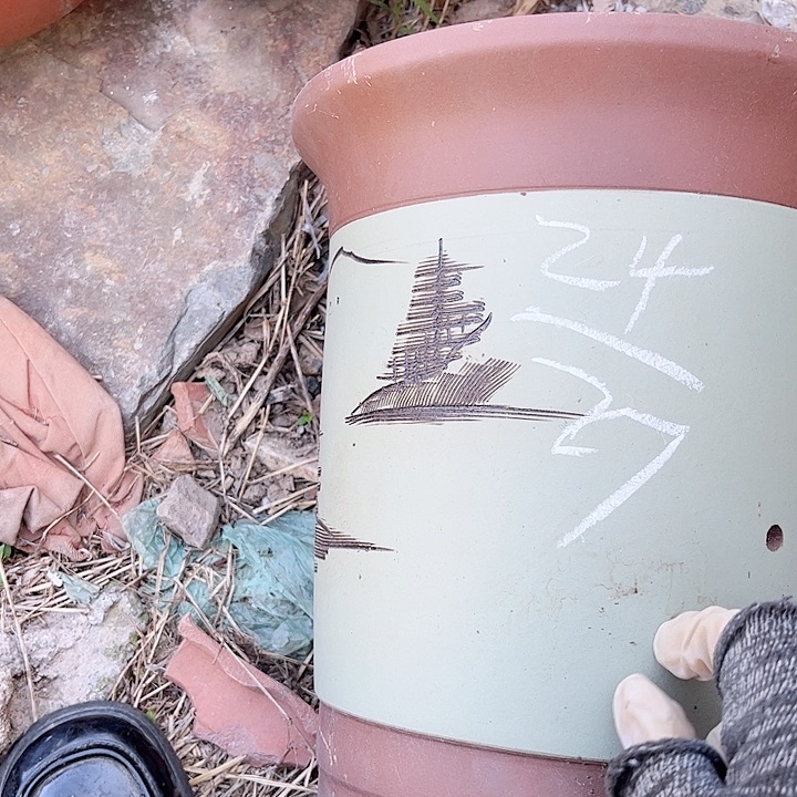 紫砂花盆紫砂花盆