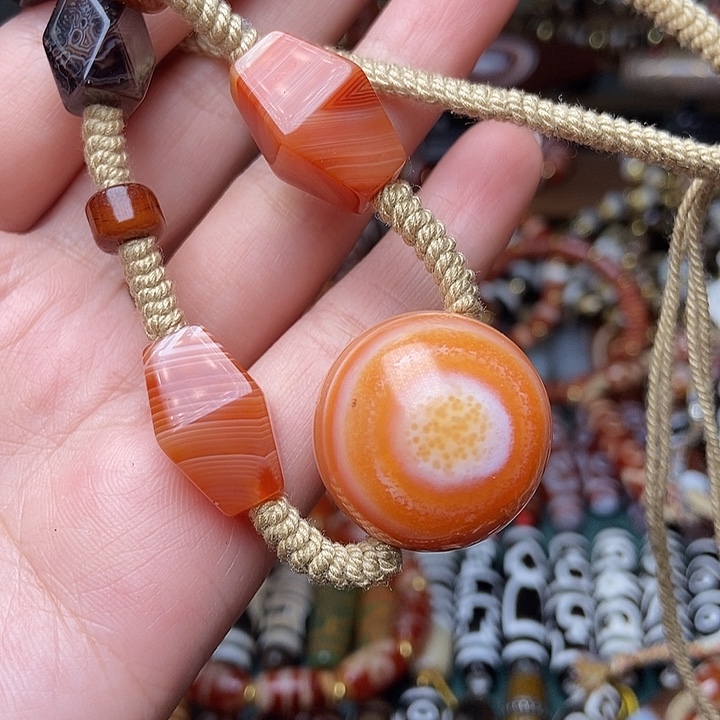 飘***飘玛瑙/玉髓未镶嵌手链1