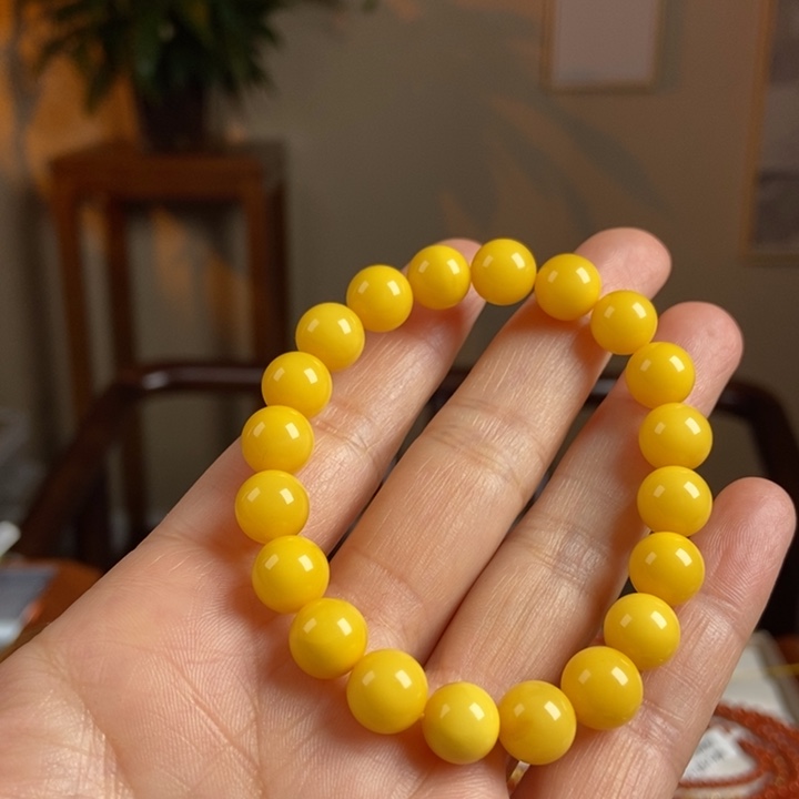 琥珀手链未镶嵌蜜蜡手串9