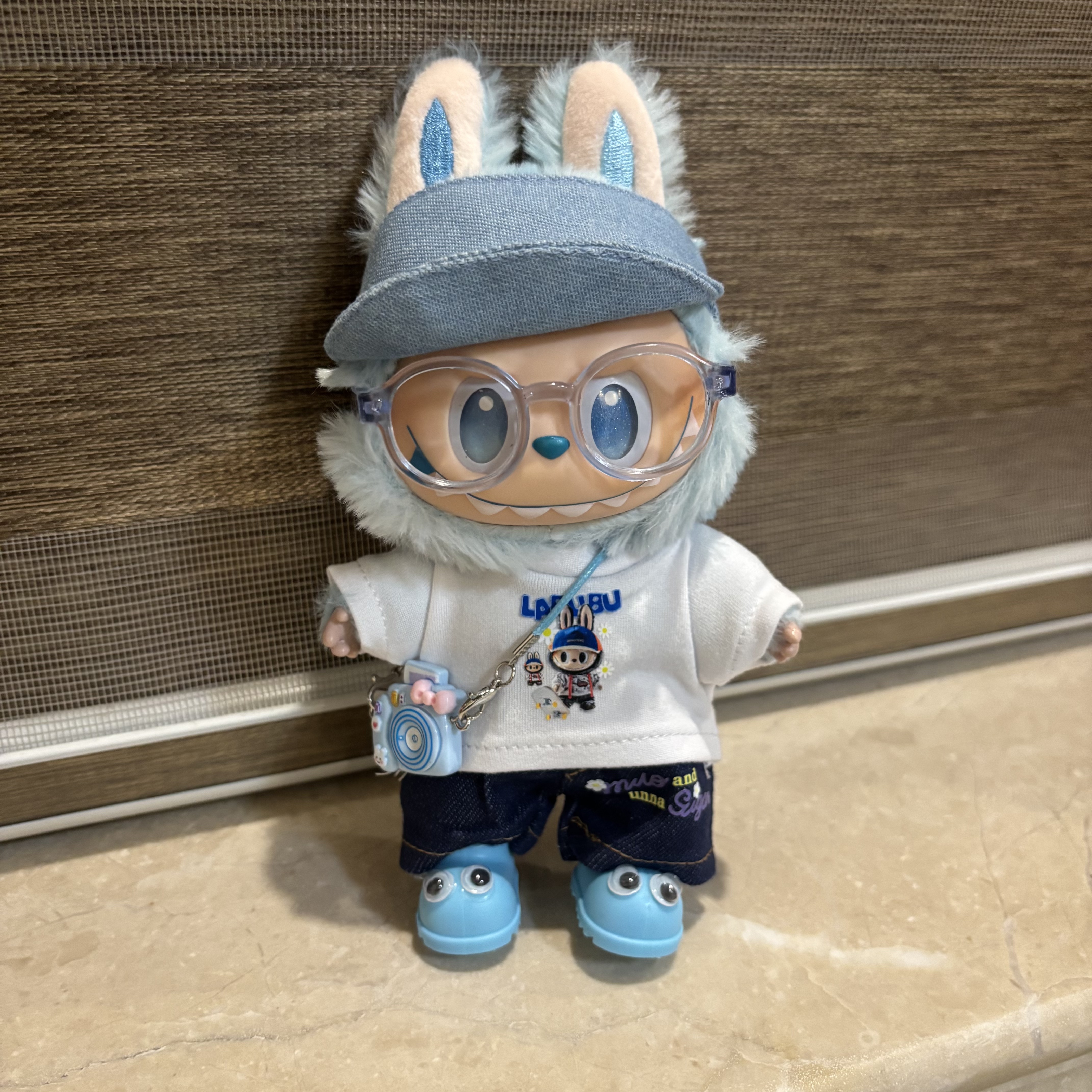 labubu一二三代坐坐派对的娃衣套装  休闲套装