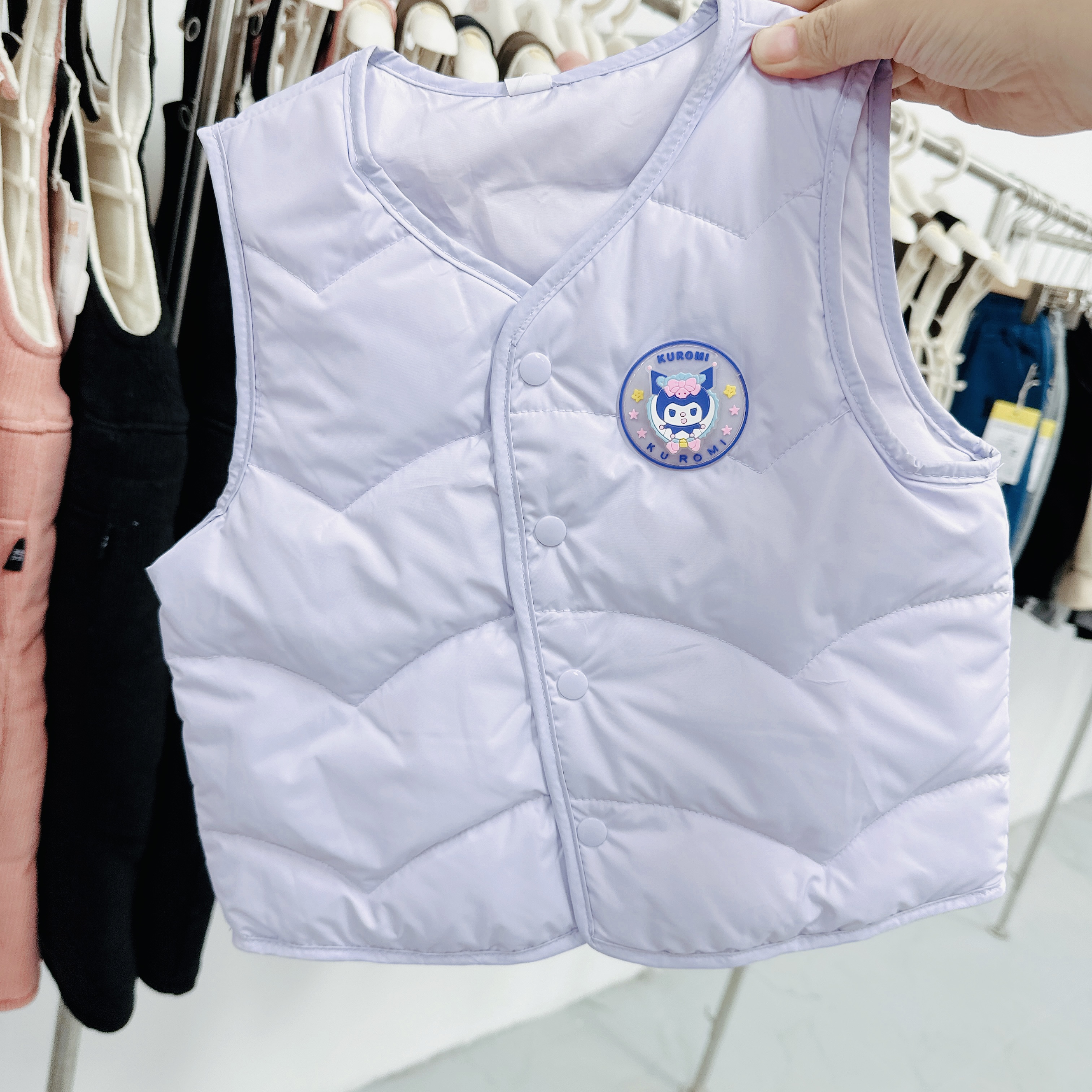 初柒母婴-儿童秋冬轻薄款卡通保暖马甲