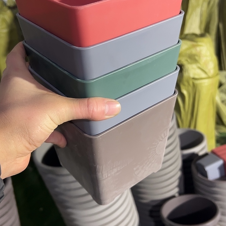 正品14外径14高5个盆拼色