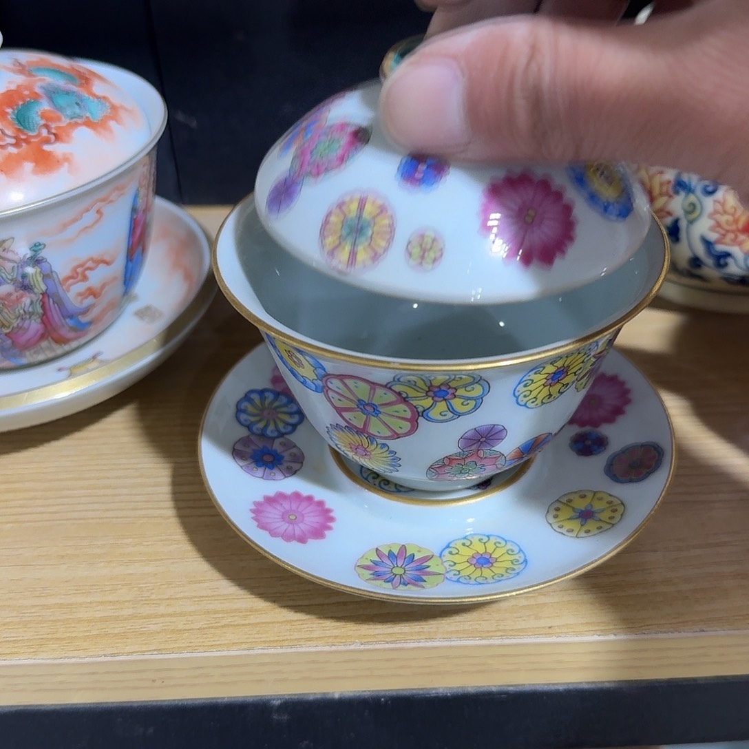 其他陶摆件和摆架两件两幅可小刀