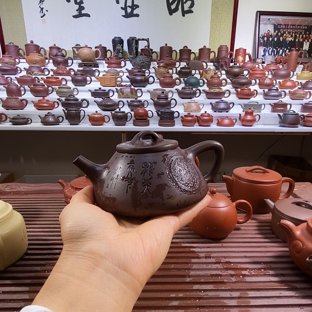 雁***飞茶壶紫砂原矿紫砂工艺