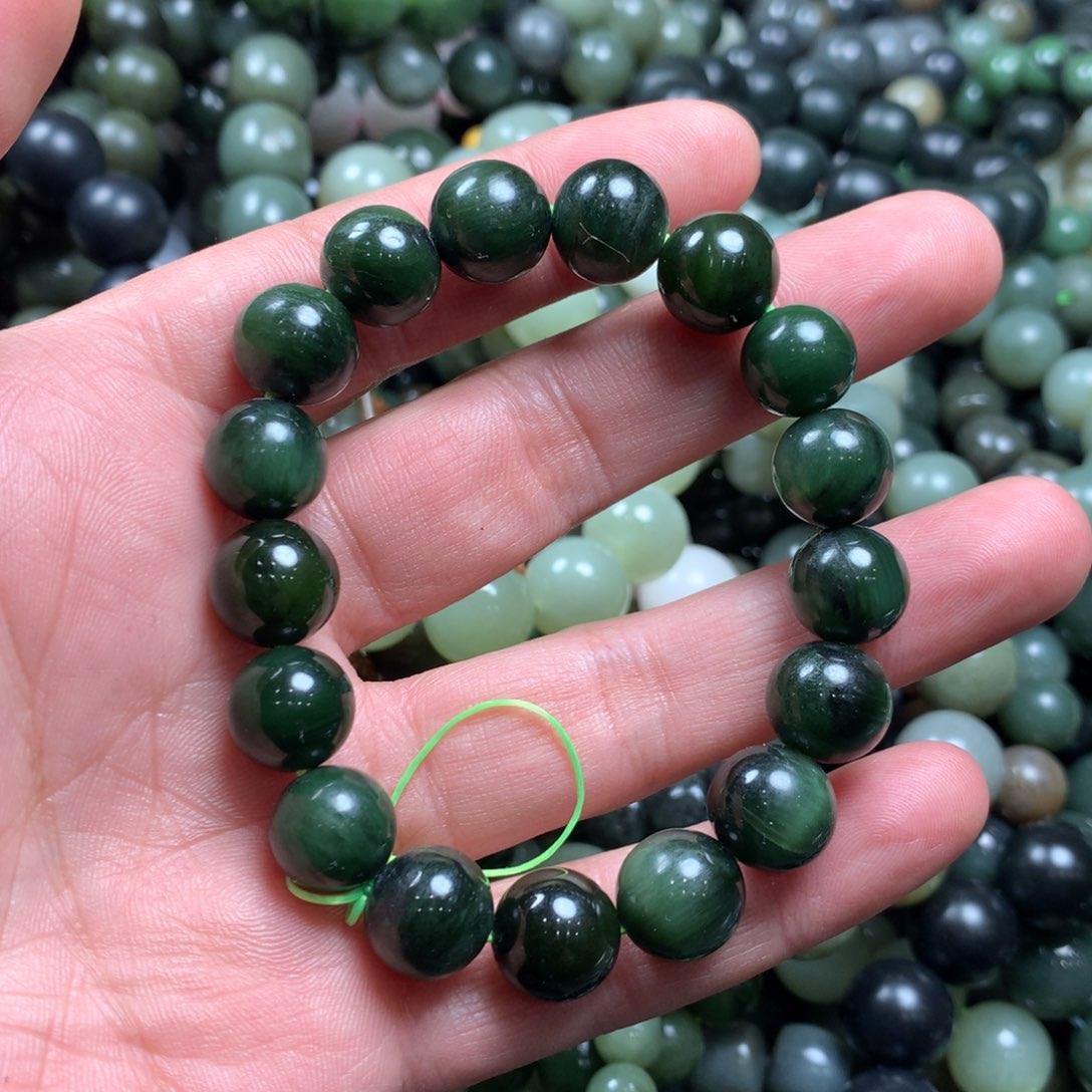 和田玉手链未镶嵌