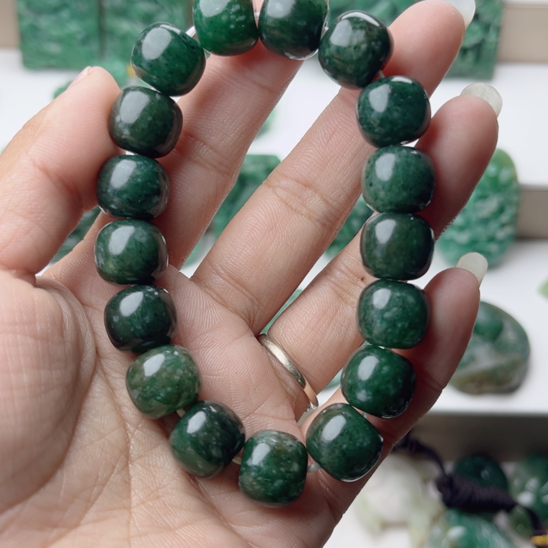 猛***哥独山玉未镶嵌手串