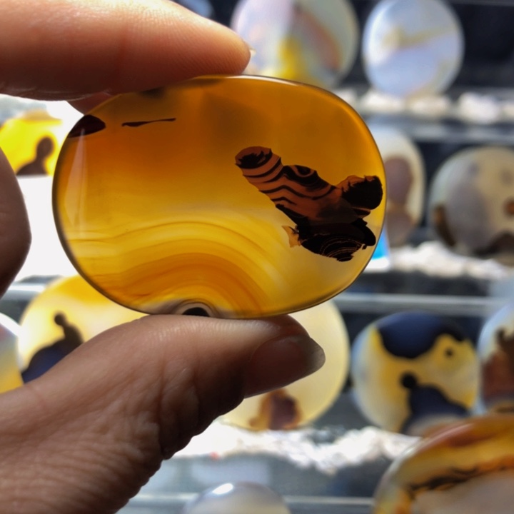 合金玛瑙/玉髓珠宝奇石107有瑕